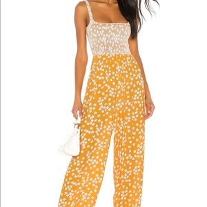 CAPULET Wren Smocked Jumpsuit NWT